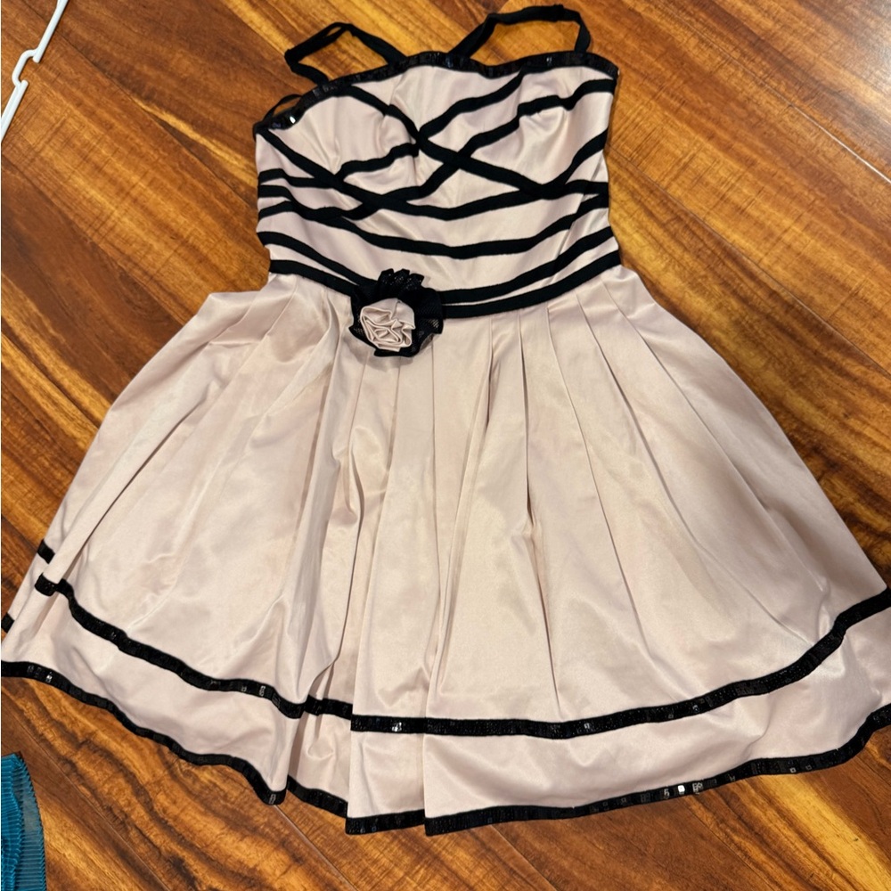 Betsey Johnson Black and pink Formal Dress